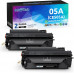 HP 05A CE505A Black Compatible Toner Cartridge - 2 Pack